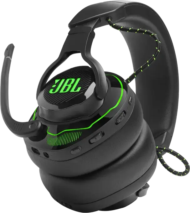 Casca Gaming Wireless JBL Quantum 910X, ANC, Audio Spatial Dual cu Head Tracking, Bluetooth 5.2, 2.4 GHz, Baterie 37h, pentru Xbox, PS, PC, Switch