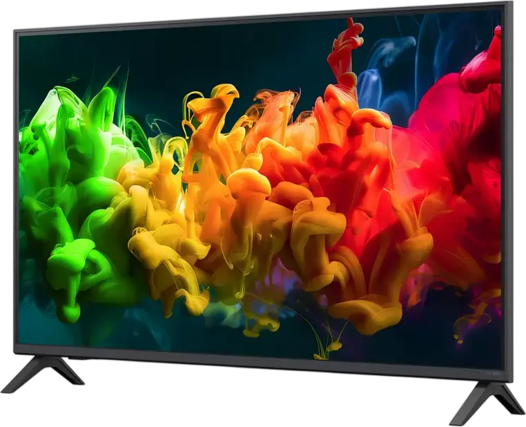 LG 43QNED80B6B 43" QNED 4K UHD Smart TV, Mini LED, α7 Gen 9 Processor, webOS, HDR10, 32GB Storage, 20W Audio, Black