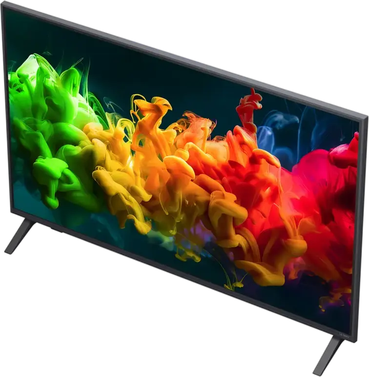 LG 43QNED80B6B 43" QNED 4K UHD Smart TV, Mini LED, α7 Gen 9 Processor, webOS, HDR10, 32GB Storage, 20W Audio, Black