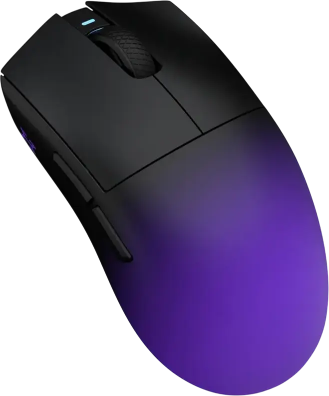 Mouse Gaming Wireless HATOR Hellyberry HM47 Pro, Senzor PixArt PAW3395 26000 DPI, Switch-uri Optice Raesha, Greutate 47g, Conectivitate Tri-mod, Dock RGB