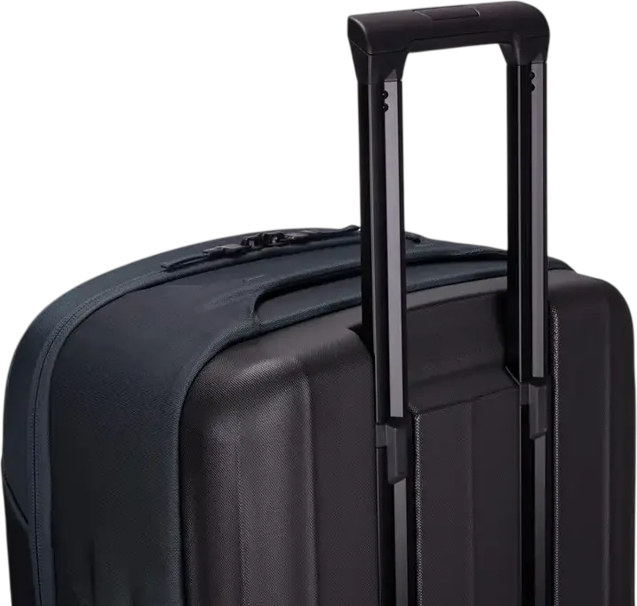 Thule Subterra 2 Checked Spinner TSRS425 Hard-Shell Suitcase, Nylon and Polyester, 68 cm, 4 Multidirectional Spinner Wheels, Water Resistant, Grey