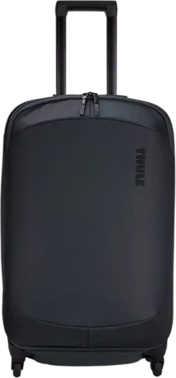 Thule Subterra 2 Checked Spinner TSRS425 Hard-Shell Suitcase, Nylon and Polyester, 68 cm, 4 Multidirectional Spinner Wheels, Water Resistant, Grey