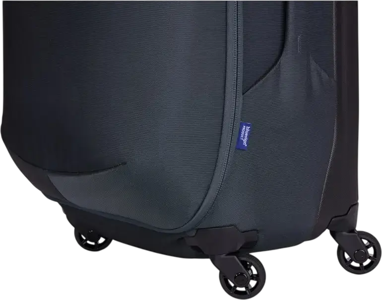 Thule Subterra 2 Checked Spinner TSRS425 Hard-Shell Suitcase, Nylon and Polyester, 68 cm, 4 Multidirectional Spinner Wheels, Water Resistant, Grey