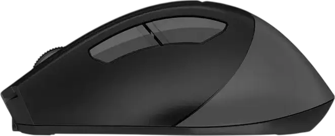 A4Tech Fstyler FG35CS Plus Wireless Mouse, Grey, 2.4 GHz, Silent Clicks, Adjustable DPI 1000-3200, Rechargeable Battery, USB-C Charging, 6 Buttons