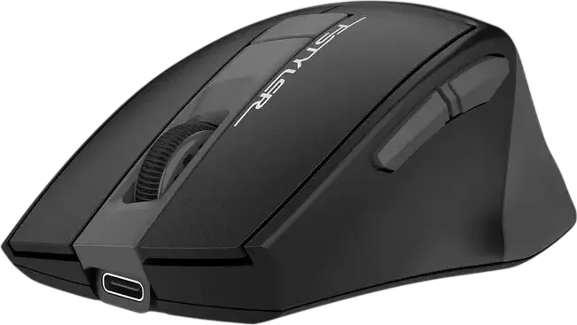 Wireless Mouse A4Tech FG35CS Plus, Fstyler 2.4G Rechargeable With Silent Button , Gray
