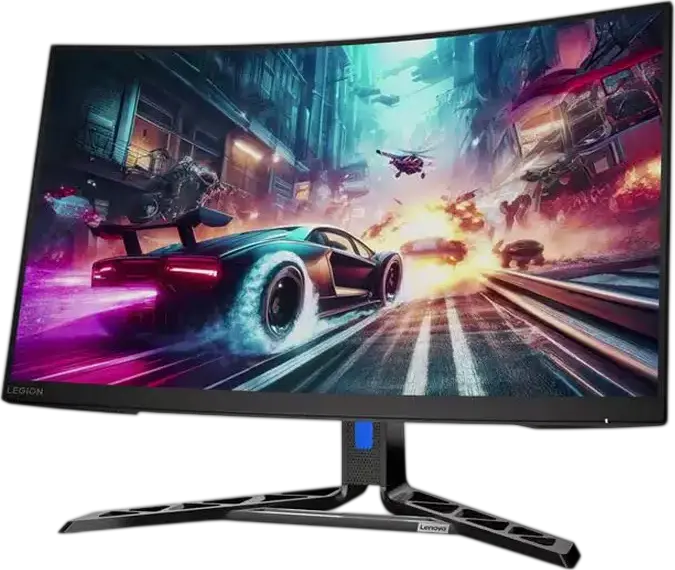 Monitor Gaming Lenovo Legion R32qc-30 31.5" Curved WQHD, Panou VA, 180Hz, 0.5ms MPRT, 1500R, AMD FreeSync, HDMI 2.1, DP 1.4, Raven Black
