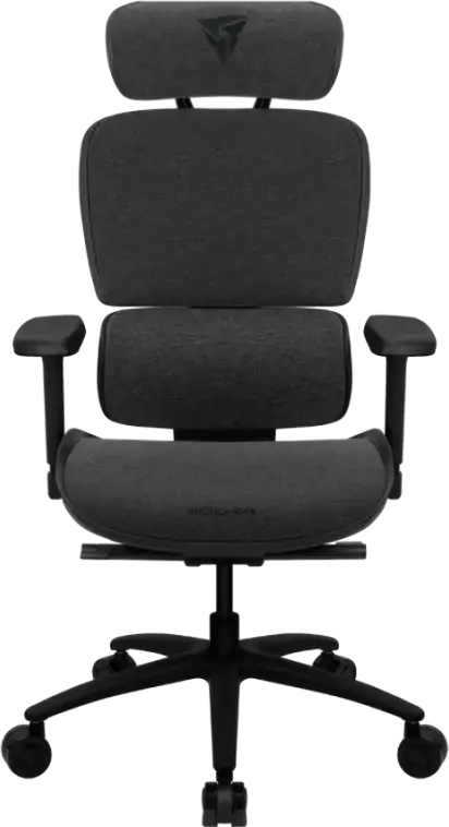 Scaun de birou ThunderX3 XTC Loft, Plasă Respirabilă, PU Piele, Gri inchis