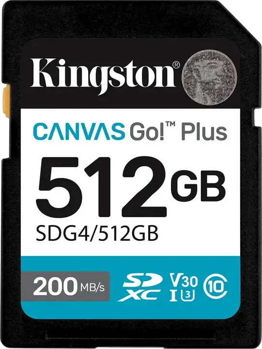 Card de Memorie Kingston Canvas Go! Plus, 512GB (SDG4/512GB)