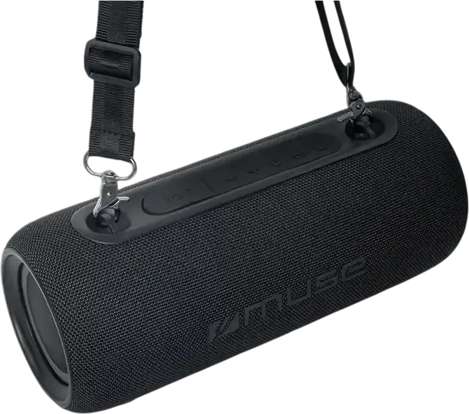 Box Bluetooth Portabil Muse M-785 BT, Putere 30W RMS, Rezistenta la apa IPX5, Baterie 3600mAh, Autonomie 11h, Lumini RGB, Bass Boost, USB-C, Gri Inchis