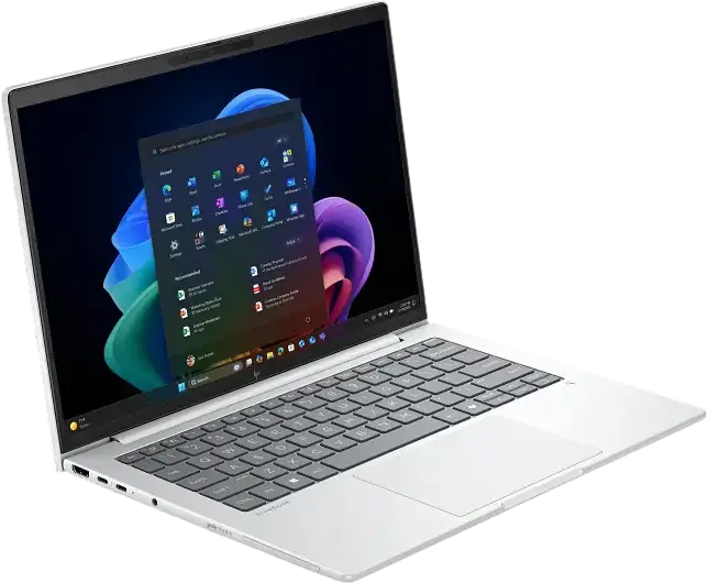 HP EliteBook 8 G1i Business Laptop 14" WUXGA IPS Anti-Glare, Intel Core Ultra 5 228V, 32GB LPDDR5x, 512GB SSD, Intel Arc Graphics, Wi-Fi 7, Aluminum, Glacier Silver