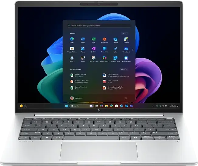 HP EliteBook 8 G1i Business Laptop 14" WUXGA IPS Anti-Glare, Intel Core Ultra 5 228V, 32GB LPDDR5x, 512GB SSD, Intel Arc Graphics, Wi-Fi 7, Aluminum, Glacier Silver