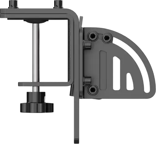 MOZA Racing TSW Clamp for Truck Wheel, High-Strength Steel Mounting Bracket, 0-75 Degree Tilt Adjustment, Compatible with all MOZA Wheel Bases, Black