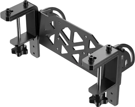 MOZA Racing TSW Clamp for Truck Wheel, High-Strength Steel Mounting Bracket, 0-75 Degree Tilt Adjustment, Compatible with all MOZA Wheel Bases, Black