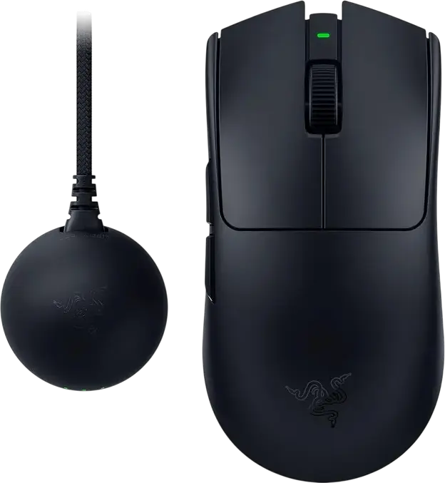 Mouse Gaming Wireless Razer Viper V4 Pro, Senzor Optic Gen-2 Focus Pro 50,000 DPI, Rata de Polling 8000 Hz, HyperSpeed Wireless Gen-2, 49-50g