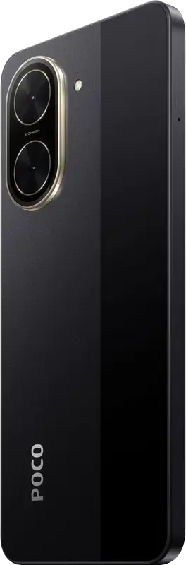 Смартфон Xiaomi Poco C71, Черный, экран 6.88 дюйма 120Гц IPS LCD, процессор Unisoc T7250 Octa-core, 4ГБ ОЗУ, 128ГБ ПЗУ, аккумулятор 5200мАч, камера 32МП, Android 15, 4G