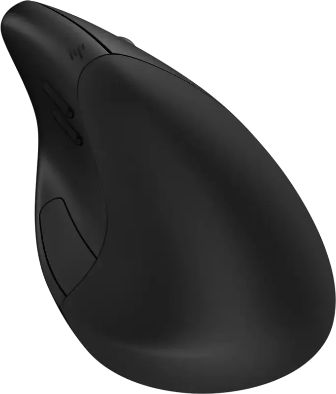 HP 920 Ergonomic Wireless Mouse 6H1A4AA, Vertical Optical Mouse, Bluetooth & 2.4GHz RF, 4000 dpi, Rechargeable Li-Ion Battery, USB-C Charging, Black