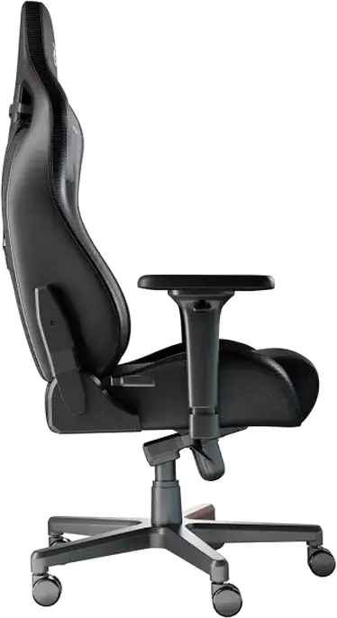Proove Warrior GCWR0001011 Gaming Chair, Black Semi-PU Leather and Breathable Mesh, 4D Armrests, Frog Mechanism, Class 4 Gas Lift, 136kg Max Load