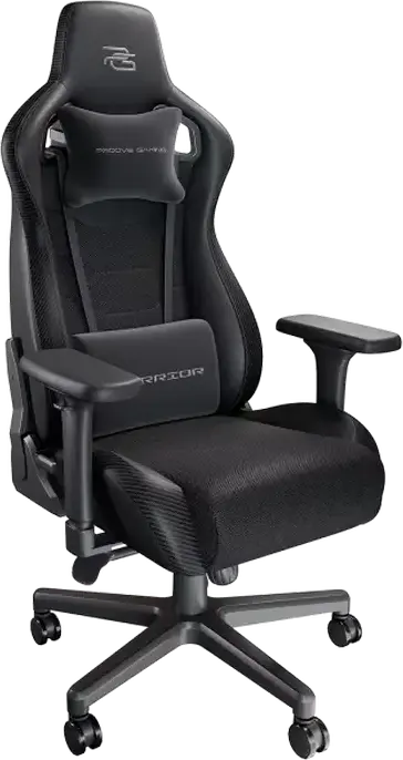 Scaun Gaming Proove Warrior, PU Piele, Negru