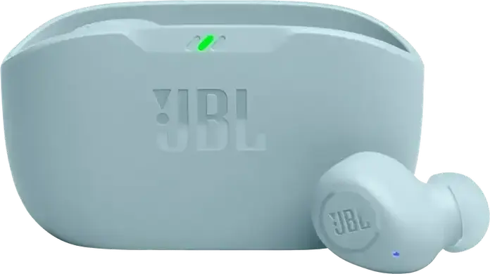 JBL Wave Buds True Wireless Earbuds - Green, with 8mm Drivers, Deep Bass Sound, 32h Battery Life, IP54 Water and Dust Resistant, JBL Headphones App Support