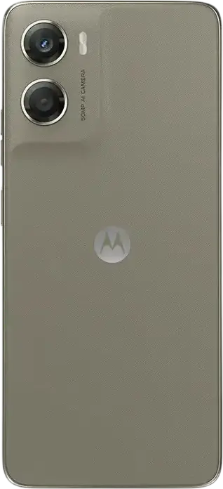 Motorola Moto G06 Power Smartphone, 6.88" 120Hz HD+ Display, MediaTek Helio G81 Extreme, 256GB Storage, 4GB RAM, 7000mAh Battery, Android 15, Vegan Leather, Laurel Oak, IP64, Dual SIM