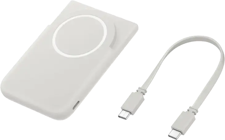 Acumulator extern Samsung Magnet Wireless, 5000mAh, Gri