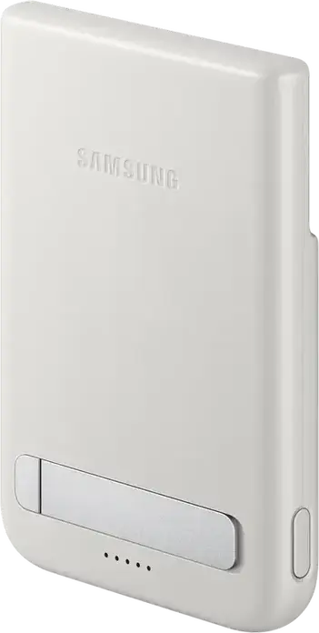 Baterie Externa Samsung EB-U2500 Power Bank 5000mAh, Incarcare Rapida 25W si Wireless Qi2 15W, USB-C, Aluminiu, Suport Pliabil, Gri