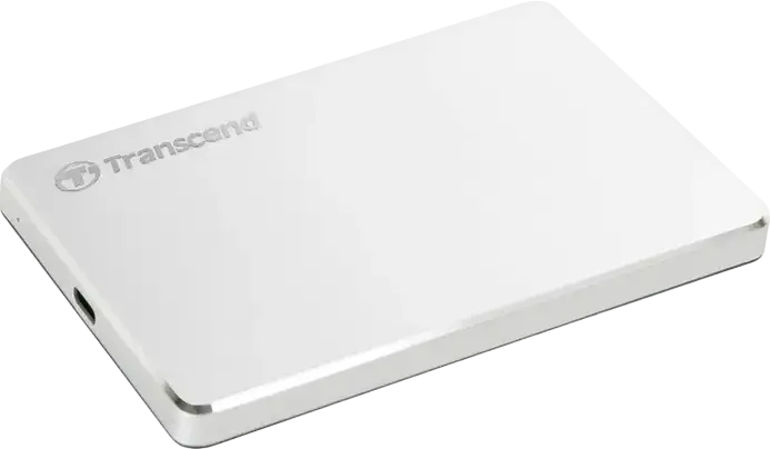 HDD portabil extern Transcend StoreJet 25C3S, 2 TB, Argintiu (TS2TSJ25C3S)