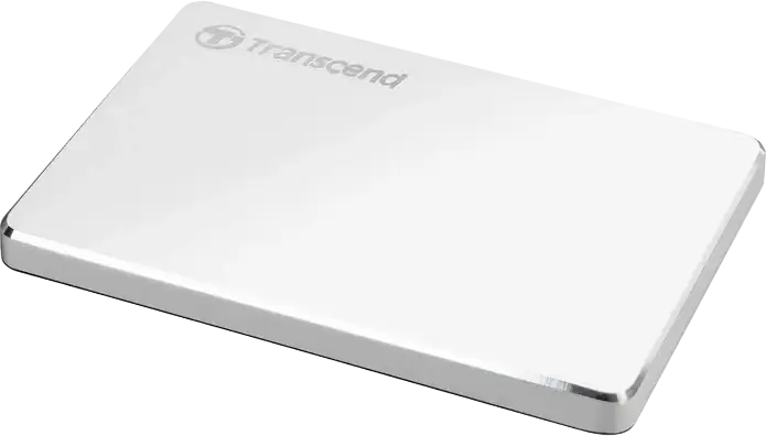 HDD Extern Portabil Transcend StoreJet 25C3S 2TB USB 3.1 Gen 1 Type-C Carcasa Aluminiu Argintiu 2.5 inch