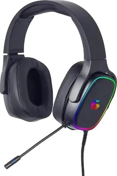 Căști gaming Gembird GHS-SANPO-S300, Cu fir, Negru