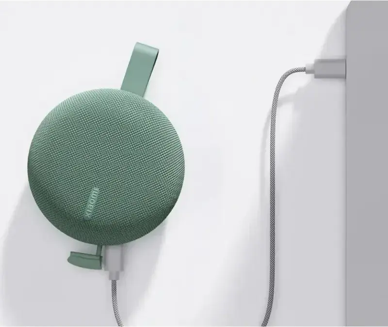 Boxa Xiaomi Bluetooth Speaker Essential, Difuzor Full-Range 5W RMS, Rezistenta IP66 la Apa si Praf, Baterie 1000mAh, Redare 10h, TWS Stereo, USB-C, Verde