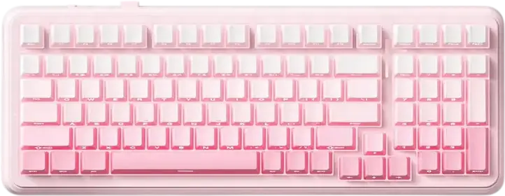 Tastatură MCHOSE K99 V2, Cu fir / Fără fir, Pink Gradient