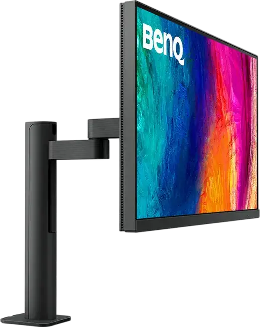 Monitor BenQ PD2705UA 27 inch 4K UHD IPS, 3840x2160, HDR10, sRGB 99%, USB-C 65W Power Delivery, Comutator KVM, Suport Ergo Arm, Pantone Validated