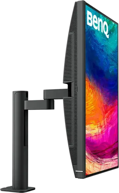 Monitor BenQ PD2705UA 27 inch 4K UHD IPS, 3840x2160, HDR10, sRGB 99%, USB-C 65W Power Delivery, Comutator KVM, Suport Ergo Arm, Pantone Validated