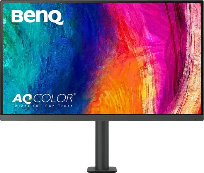Monitor BenQ PD2705UA 27 inch 4K UHD IPS, 3840x2160, HDR10, sRGB 99%, USB-C 65W Power Delivery, Comutator KVM, Suport Ergo Arm, Pantone Validated