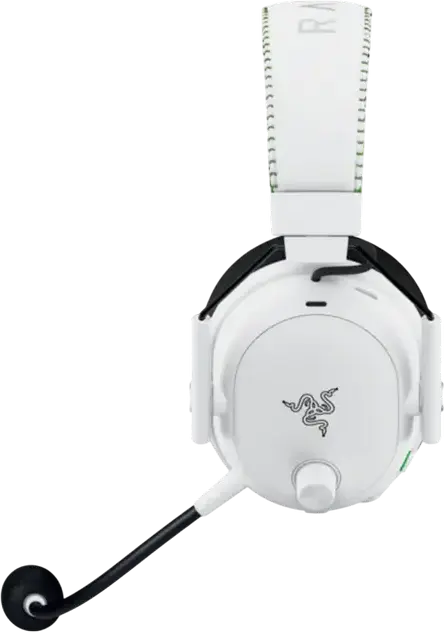 Razer BlackShark V3 Pro Wireless Gaming Headset, White, TriForce Bio-Cellulose 50mm Drivers, HyperSpeed Gen-2, Bluetooth, ANC, THX Spatial Audio, PC/Console, Wireless/Wired