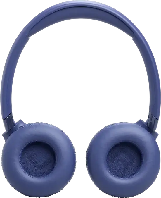 JBL Tune 680NC Wireless and Wired On-Ear Headphones, Blue, Adaptive Active Noise Cancelling, Pure Bass Sound, Spatial Sound, 76h Battery, Multipoint Connection, 1.2m Cable
