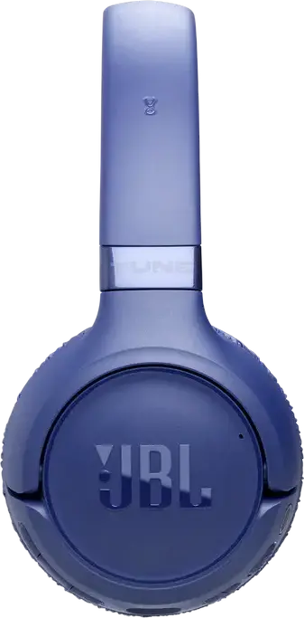 JBL Tune 680NC Wireless and Wired On-Ear Headphones, Blue, Adaptive Active Noise Cancelling, Pure Bass Sound, Spatial Sound, 76h Battery, Multipoint Connection, 1.2m Cable