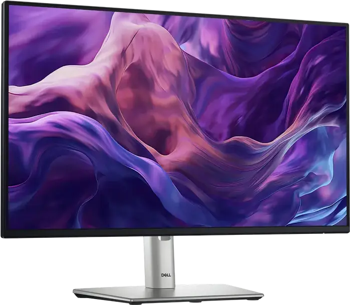 Monitor Dell P2425HE 23.8 inch FHD IPS, 100Hz, 1920x1080, Hub USB-C, Ethernet RJ45, Reglabil pe Inaltime, Pivot, sRGB 99%, Protectie Ochi TÜV, Negru