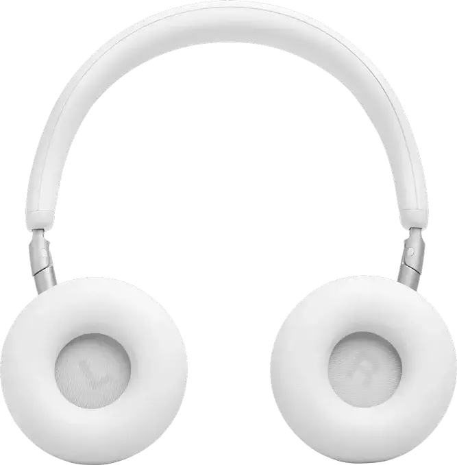 JBL Live 680NC Wireless On-Ear Headphones, White, Adaptive Noise Cancelling 2.0, Hi-Res Audio, Spatial Sound, 80h Battery, Bluetooth 6.0, Multi-point Connection