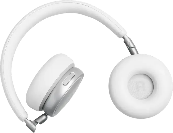 JBL Live 680NC Wireless On-Ear Headphones, White, Adaptive Noise Cancelling 2.0, Hi-Res Audio, Spatial Sound, 80h Battery, Bluetooth 6.0, Multi-point Connection