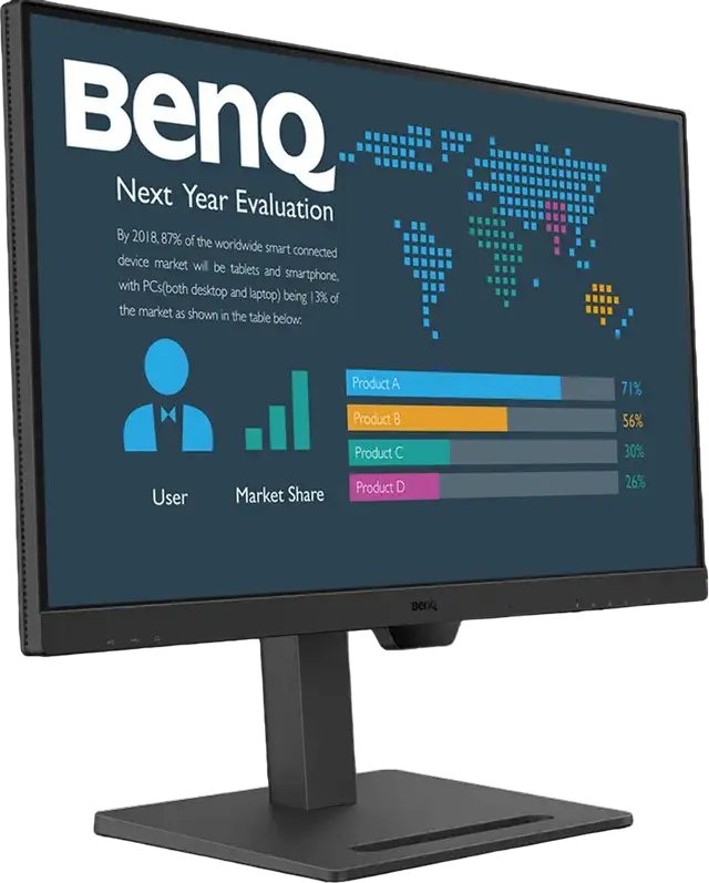 Монитор BenQ BL3290QT 31.5" WQHD IPS, 2560x1440, 75Гц, USB-C 65Вт Power Delivery, Daisy Chain, микрофон с шумоподавлением, Eye-Care, эргономичная подставка, черный
