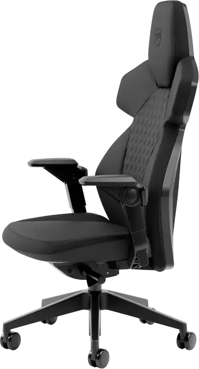 noblechairs Dawn Gaming Chair, Black PU Leather, Cold-foam Filling, Foldable Armrests, Synchro-Mechanism, Adjustable Lumbar Support, Max 110kg