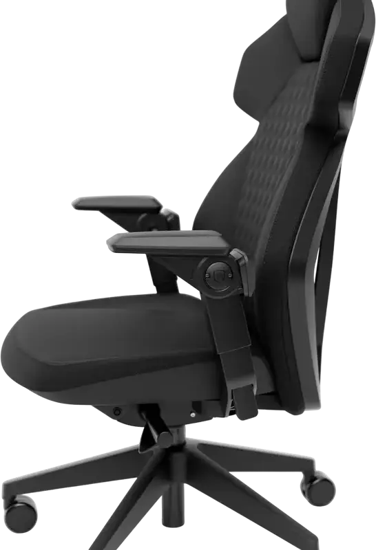 noblechairs Dawn Gaming Chair, Black PU Leather, Cold-foam Filling, Foldable Armrests, Synchro-Mechanism, Adjustable Lumbar Support, Max 110kg