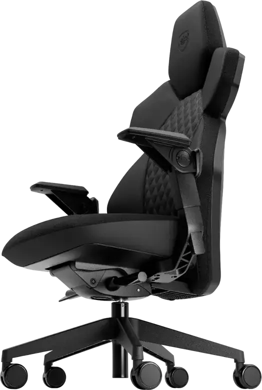 noblechairs Dawn Gaming Chair, Black PU Leather, Cold-foam Filling, Foldable Armrests, Synchro-Mechanism, Adjustable Lumbar Support, Max 110kg