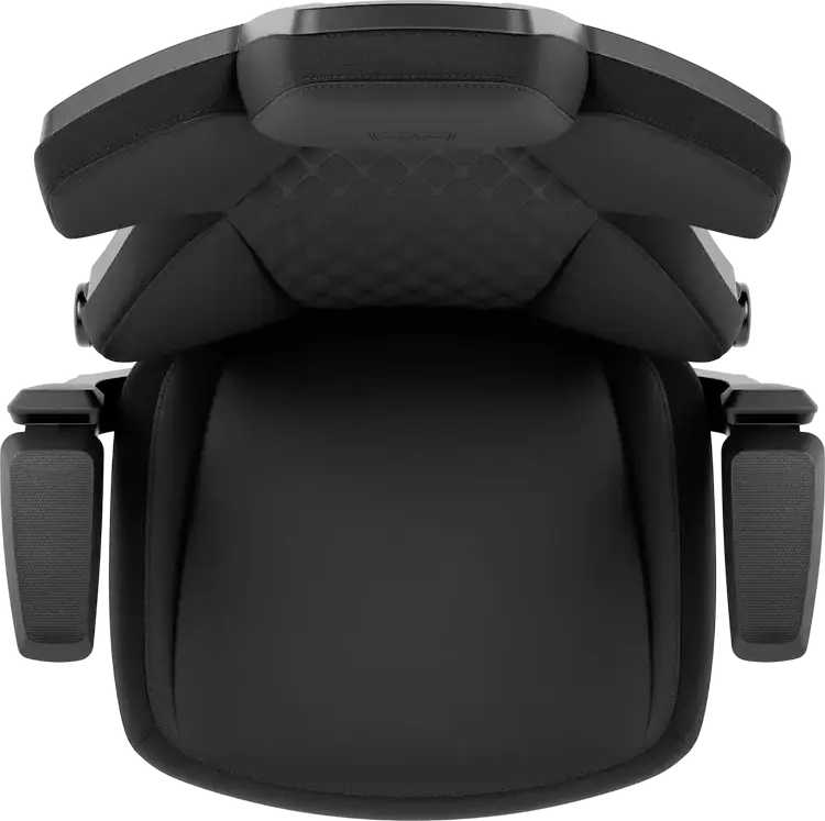 noblechairs Dawn Gaming Chair, Black PU Leather, Cold-foam Filling, Foldable Armrests, Synchro-Mechanism, Adjustable Lumbar Support, Max 110kg