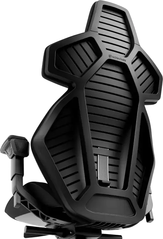 noblechairs Dawn Gaming Chair, Black PU Leather, Cold-foam Filling, Foldable Armrests, Synchro-Mechanism, Adjustable Lumbar Support, Max 110kg