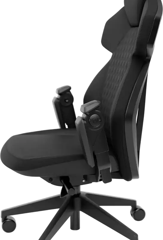 noblechairs Dawn Gaming Chair, Black PU Leather, Cold-foam Filling, Foldable Armrests, Synchro-Mechanism, Adjustable Lumbar Support, Max 110kg
