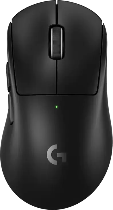 Mouse Gaming Wireless Logitech G PRO X Superlight 2 DEX, Senzor HERO 2 44,000 DPI, Rata Polling 8,000 Hz, Switch-uri Hibride LIGHTFORCE, 60g, Negru