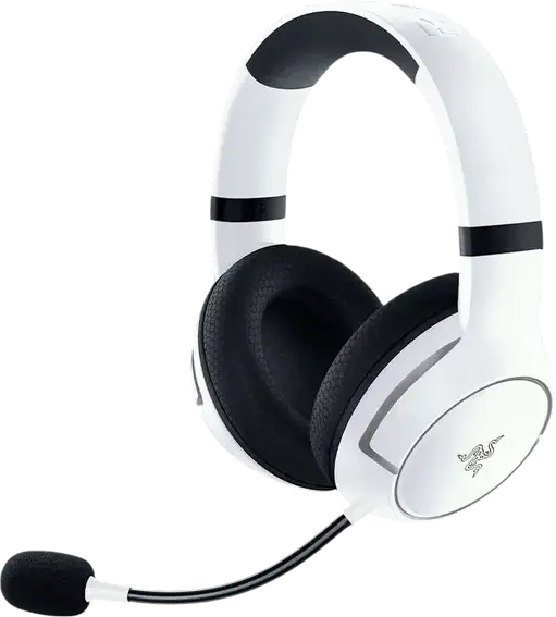Razer Kaira Wireless Gaming Headset for Xbox Series X|S and Xbox One, White, 50mm Triforce Titanium Drivers, HyperClear Cardioid Mic, FlowKnit Memory Foam
