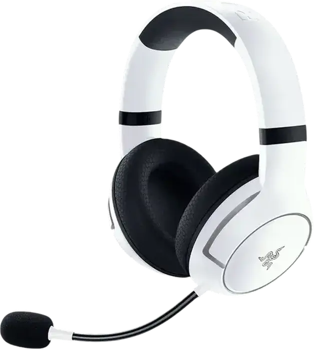 Razer Kaira Wireless Gaming Headset for Xbox Series X|S and Xbox One, White, 50mm Triforce Titanium Drivers, HyperClear Cardioid Mic, FlowKnit Memory Foam